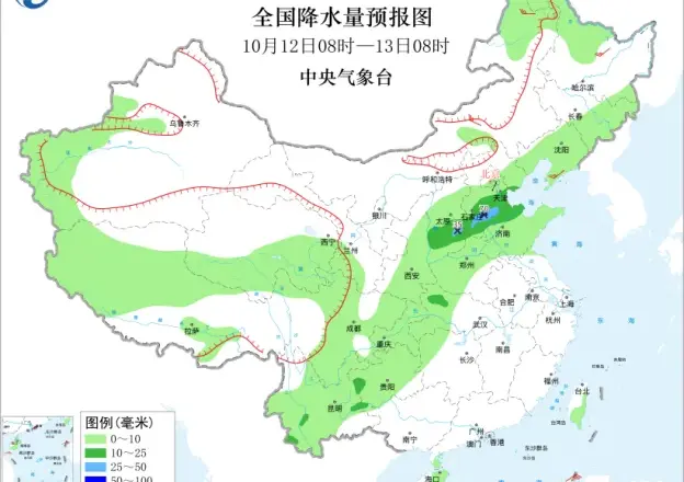 冷空气继续影响北方 明日起南方有较强降雨过程